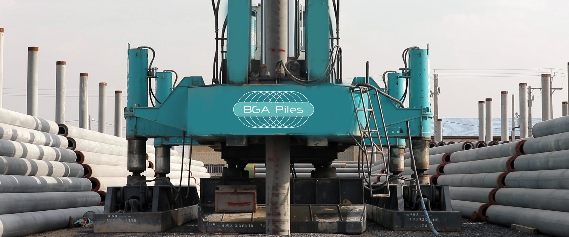  BGA Piles Hydraulic Jacked-in Piling Machine